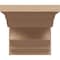 Ekena Millwork 9"W x 9"D x 9"H Wide Sheridan Rough Cedar Woodgrain TimberThane Corbel, Primed Tan CORUR09X09X09SHERCPR - alternate 3